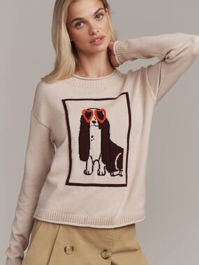 Dog Graphic Sweater